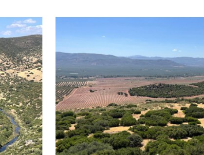 Vista del valle y monte